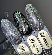 SG 020 SHINE GEL Lady Arms гель для дизайну блискітки 5 гр, фото 2