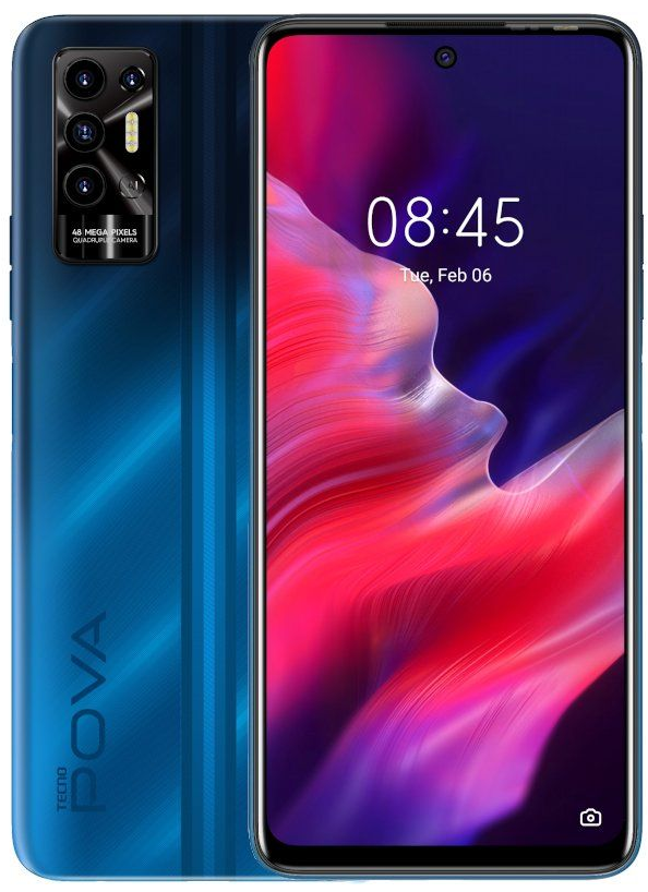 Tecno Pova-2 4/128GB Energy Blue, фото 1