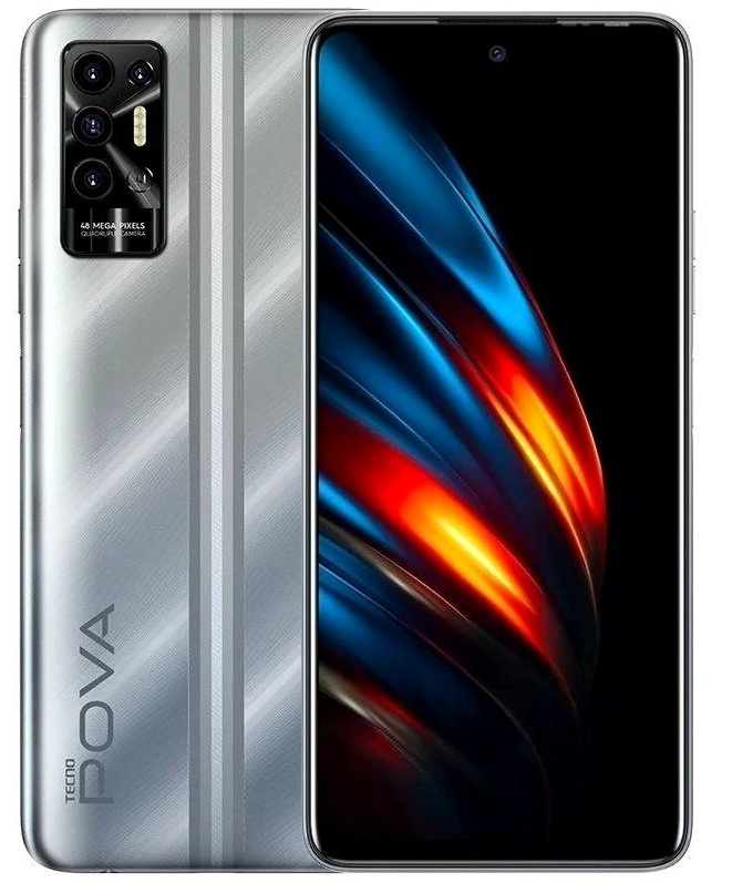 Tecno Pova-2 4/128GB Polar Silver, фото 1