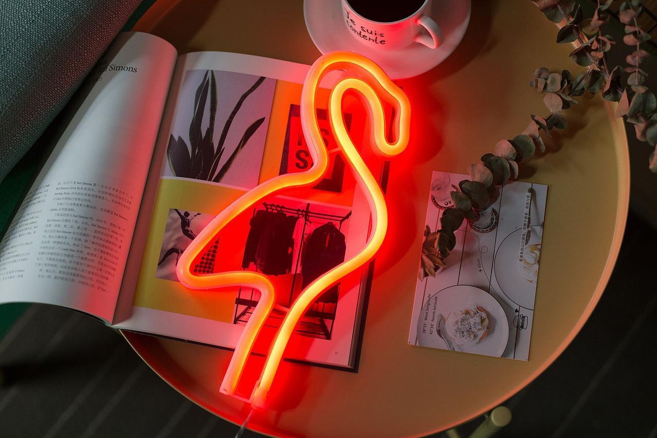 Неоновый светильник-ночник, декоративные неоновые огни для украшения и дизайна интерьера неоновая лампа - фото 4 - id-p1515289457