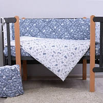 Постільний комплект в ліжечко Baby Veres In twigs 6 одиниць, фото 2