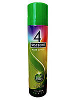 Лак для волос 4 Seasons 265 мл зеленый Предназначен для тонких и нежных волос 4 сезона