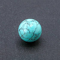 Сувенірна куля камінь Бірюза (прес) d-20мм+- купити біжутерію дешево оптом в інтернеті
