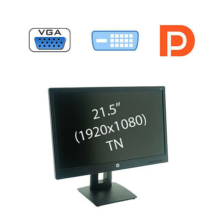 Монітор HP VH22 / 21.5" (1920x1080) TN / 1x VGA, 1x DVI, 1x DP, фото 2