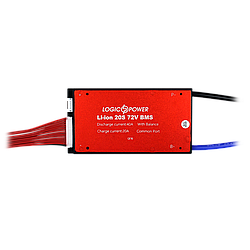 BMS плата Li-ion 72V 20S Dis 40A Ch 20A