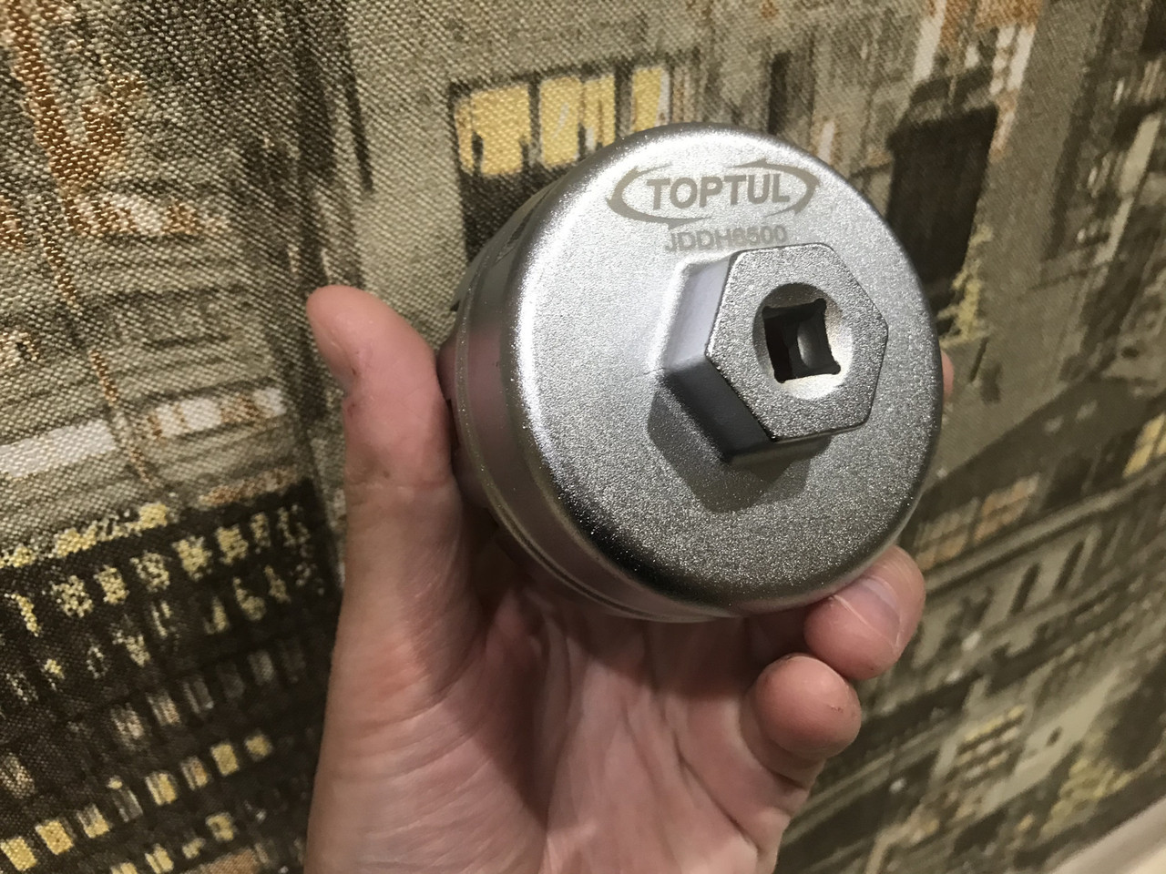 Купить Съемник масляного фильтра чашка Toptul 64,5/14 мм 4-х цил ...