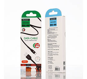 Кабель USB / TYPE-C "REDDAX RDX-400" 2,4 А 1m Quick charge 3.0 Black