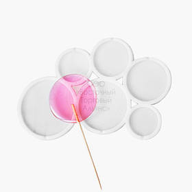 Силіконова форма для льодяників — Круги асорті