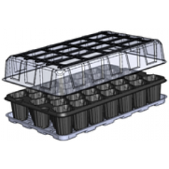 Касета для розсади хлопців 33 комірки