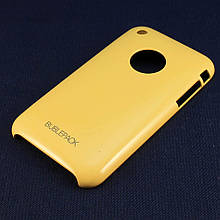 Чохол-накладка для Apple iPhone 3G, 3Gs, пластиковий, Buble Pack, Жовтий /case/кейс /айфон