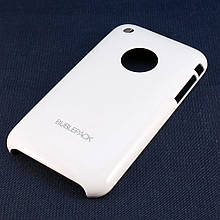Чохол-накладка для Apple iPhone 3G, 3Gs, пластиковий, Buble Pack, Білий /case/кейс /айфон