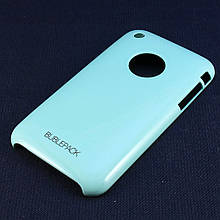 Чохол-накладка для Apple iPhone 3G, 3Gs, пластиковий, Buble Pack, Бірюзовий /case/кейс /айфон