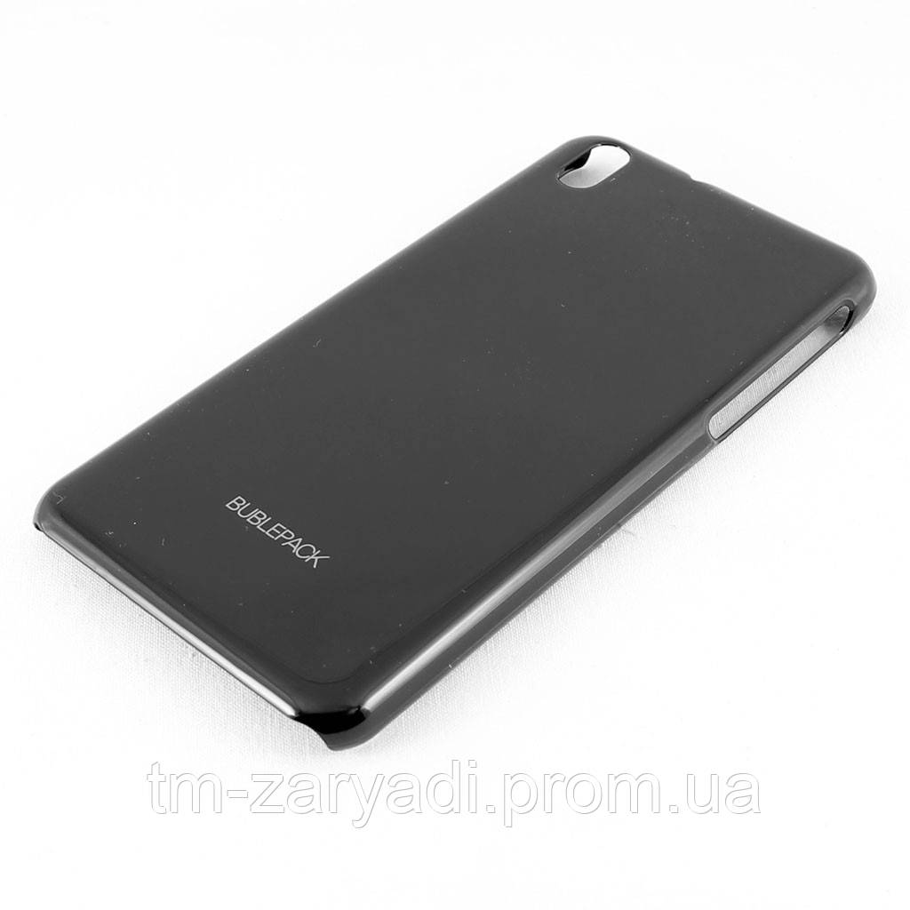 Чохол-накладка для HTC Desire 816, Dual Sim, пластиковий, Buble Pack, Чорний /case/кейс /штс