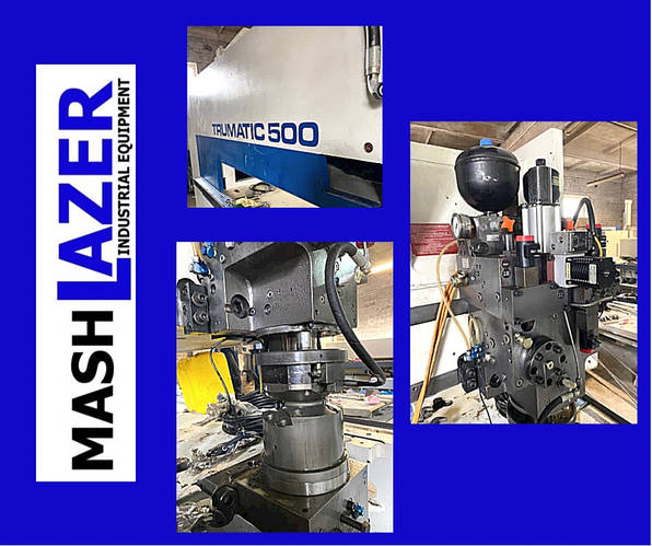 Етапи ремонту координатно-пробивного пресу TRUMPF TC500.