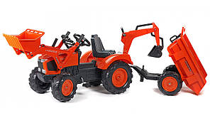 Дитячий трактор на педалях KUBOTA M135GX Falk 2090Z, фото 2