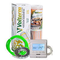 Комплект теплого пола Volterm нагревательный мат с программируемым терморегулятором 2,8 м²/480 W