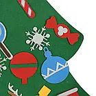 Дитяча ялинка з 25 іграшками Chrismas Free + Подарунок Гірлянда роса Xmas / Новорічна ялинка для дітей, фото 5