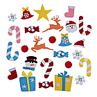 Дитяча ялинка + 25 іграшок з фетру (100х59 см), Christmas Free / Новорічна ялинка для дітей, фото 6