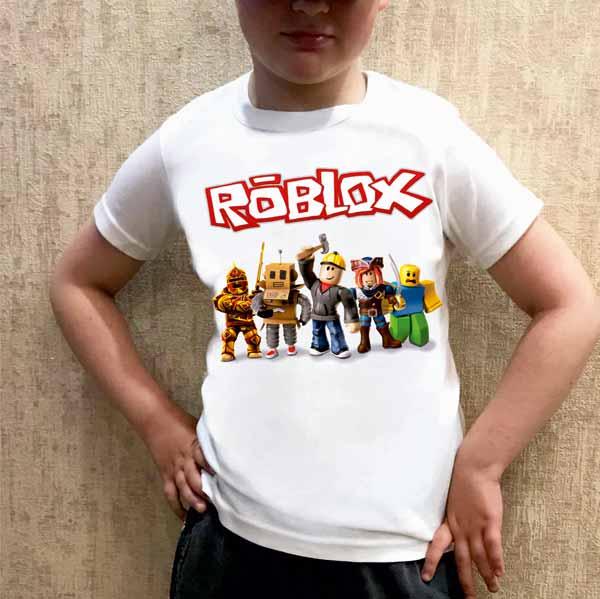 Футболка з принтом Roblox (Роблокс) персонажі Push IT