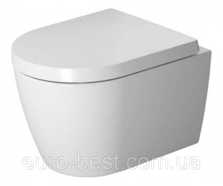 Унітаз укорочений 48 см Duravit ME by Starck 45300900A1 + 0020190000