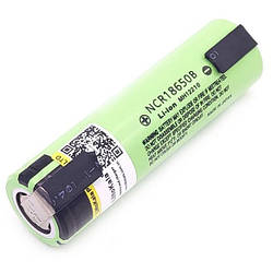 Акумулятор з нікелевими контактами Panasonic Liitokala NCR18650B 3400mAh 3.7 V (з напайками)