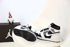 Зимові кросівки Nike Air Force Black з хутром, чоловічі кросівки. ТОП Репліка ААА класу., фото 2