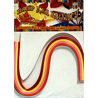 Папір для квілінгу №10 Осінь 5мм*420мм 4 кольори Рюкзачок