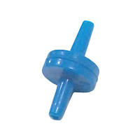 Зворотний клапан для шлангу 4 мм, синій мембранний тип