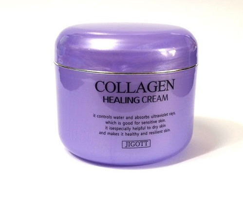 Нічний поживний крем з колагеном Jigott Collagen Healing Cream 100 мл