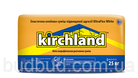 Клей для плитки білий UltraFlex White Kirchland 25 кг