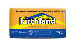 Клей для плитки білий UltraFlex White Kirchland 25 кг