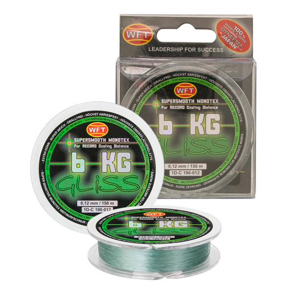Шнур WFT KG Gliss Monotex Green 150 м 0.08 мм 3кг