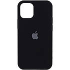 Чехол Silicone case full iPhone 13 Pro Max Black, фото 6