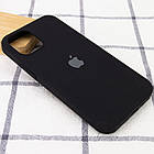 Чехол Silicone case full iPhone 13 Pro Max Black, фото 3