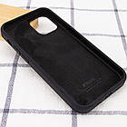 Чехол Silicone case full iPhone 13 Pro Max Black, фото 5