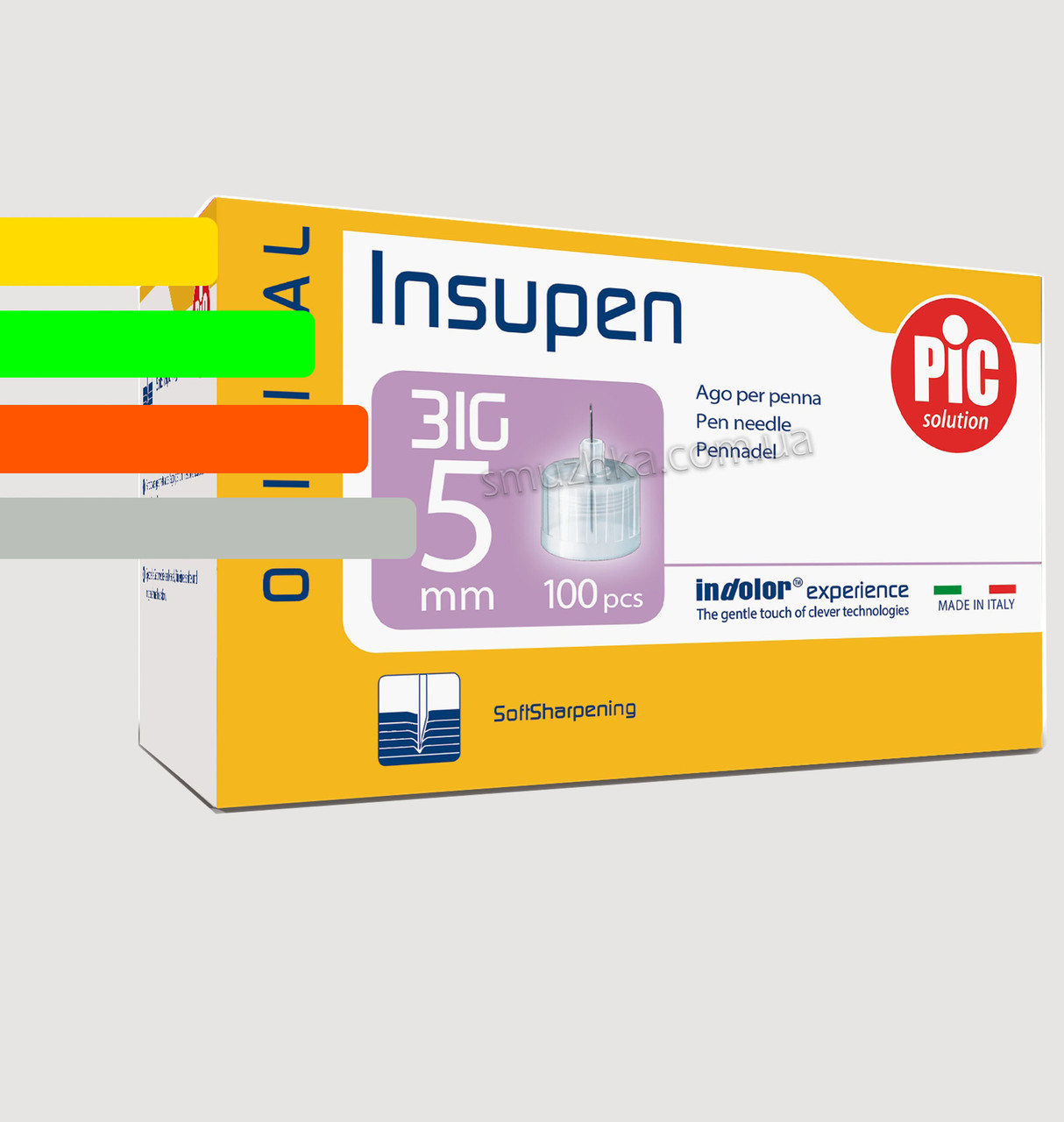 Купить Иглы Инсупен 5мм для шприц-ручек инсулиновых - Insupen 31G, 100 ...