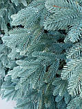 "Президентська" блакитна ялинка, штучна лита 1.8м, фото 2