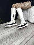 Жіночі зимові черевики Bottega Veneta 32097 білі, фото 9