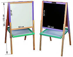 Мольберт кольоровий розсувний Bambi (Фінекс)