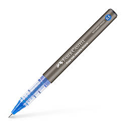 Ручка-ролер Faber-Castell Free Ink Needle Micro, колір чорнил синій, 0,5 мм, одноразова, 348601