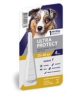 Ультра Протект Ultra Protect для собак весом 25-40 кг капли от блох и клещей, 1 пипетка