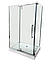Душова кабіна Veronis KN-8-11 120х80х190 прозоре скло, без піддона, фото 3