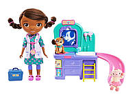 Doc McStuffins интерактивная кукла доктор Плюшева с клиникой