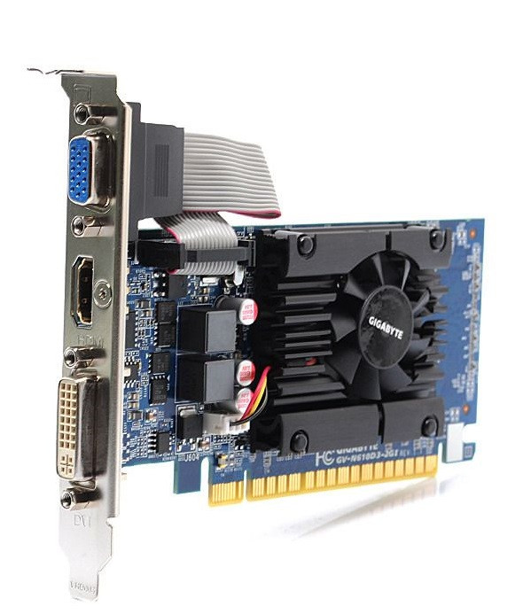 ВІДЕОКАРТА Pci-E Nvidia GeFORCE GT610 на 2 GB з HDMI та ГАРАНТІЄЮ ( відеоадаптер GT 610 2gb)