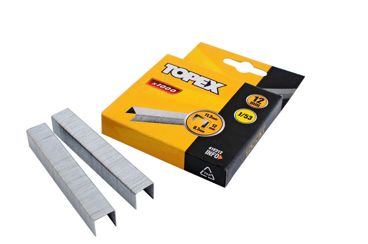 Скоба Topex — 14 х 0,7 мм (1000 шт.) 20 шт.