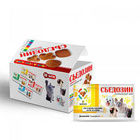 Сьедозин антигельминтик для щенков, котят, взрослых котов и собак, 1 таблетка на 2 кг
