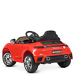 Дитячий електромобіль Porshe (4 мотори по 25W, 1 акум 12V9AH, MP3, USB) Bambi M 4699EBLR-3 Червоний, фото 9