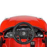 Дитячий електромобіль Porshe (4 мотори по 25W, 1 акум 12V9AH, MP3, USB) Bambi M 4699EBLR-3 Червоний, фото 8