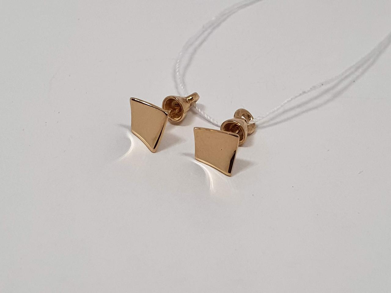 Золоті сережки-пуссети. 500049