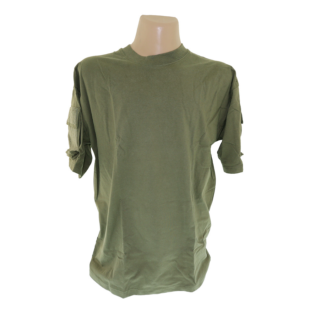 Футболка американський стиль з кишенями (Olive) 00121B, фото 1